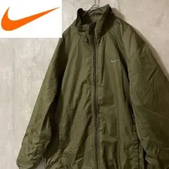 NIKEナイキナイロントラックジャケットジャージジップブルゾンカーキ緑グリーン黒