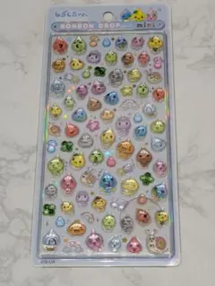 ボンボンドロップシール　しずくちゃんミニ　森のなかまたち　正規品