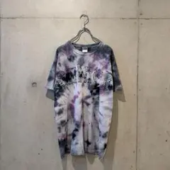00s ハンドペイント 半袖tシャツ タイダイTee 古着 y2k グランジ