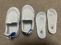 IFME 上履き 15cm ホワイト メッシュ