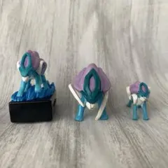 スイクン ポケモン ソフト フィギュア キーホルダー レトロ レア 昔