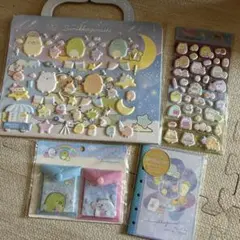 すみっコぐらし シールセットとノート