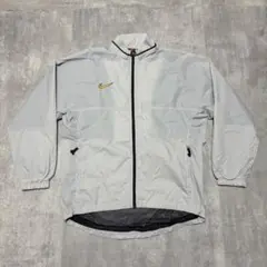 00s NIKE ナイキ　ナイロン　ジャケット　パーカー　フード取外し可　刺繍
