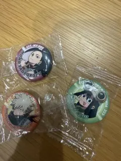 くら寿司ヒロアカコラボ　缶バッジ3点