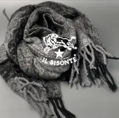 IL BISONTE（イル ビゾンテ）マフラー　シャドーデザイン総柄