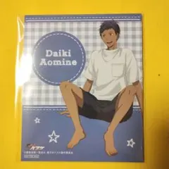 黒子のバスケ　青峰大輝　特典イラストシート　秋葉原キャラポ