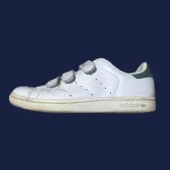 adidas ベルクロスニーカー ホワイト/グリーン