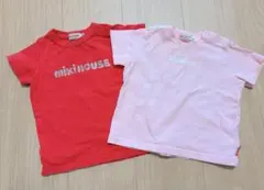 ミキハウス　半袖Tシャツ　80 2枚セット