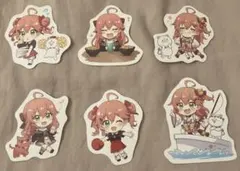 さくらみこ　スシロー　コラボ　ピック　6コンプリート セット