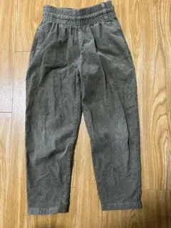 コーデュロイパンツ 130センチ カーキ