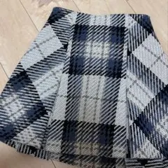 snidel ロービングチェックスカート IVR 0サイズ
