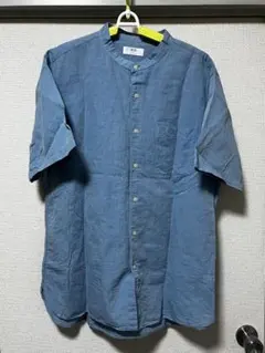 ユニクロ「リネンコットンシャツ」XL
