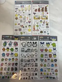 たまごっち 大人の図鑑 4サイズセット　5枚