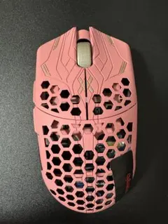 ピンクハニカムデザインマウス本体