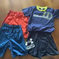 Nike Dri-FIT XSサイズショートパンツとTシャツセット　4点セット