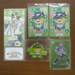 カラフルピーチ シヴァさん チケット風カード、クリアカード、シールまとめ売り