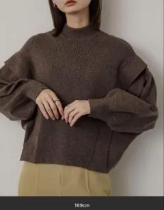 ストレッチショルダータックセーター　SENSE OF PLACEアーバンリサーチ