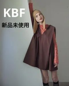 新品未使用【KBF】ショルダータックミニワンピース ベスト