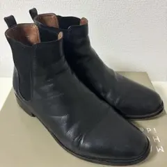 MARGARET HOWELL idea サイドゴアブーツ ブラック