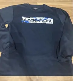 black knight バドミントン 長袖シャツ ネイビー L