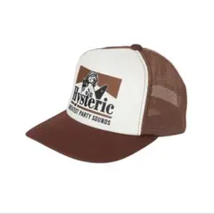 HYSTERIC GLAMOUR メッシュキャップ ブラウン - メルカリ