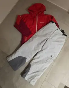 mont-bell 子ども用スキーウェア 上下セット