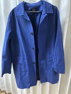 BEAMS HEART ステンカラーコート Lサイズ ブルー