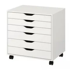 IKEA ALEX アレクス 引き出し ホワイト 2台のサムネイル