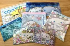 サンリオ　いちご新聞付録シナモンポーチ・ケース7点セット