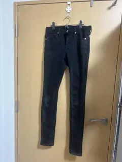 GU スキニー デニム 黒