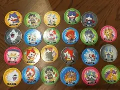 妖怪ウォッチ ミニコースター コレクション ３４枚＆めんこ１４枚