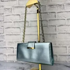 美品✨ MIU MIU アーカイブ 2002 チェーンウォレット がま口 箱完備のサムネイル
