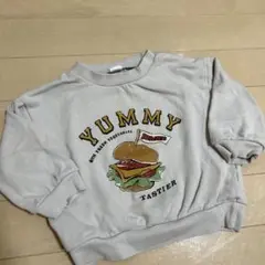 YUMMY ハンバーガー トレーナー 90㎝