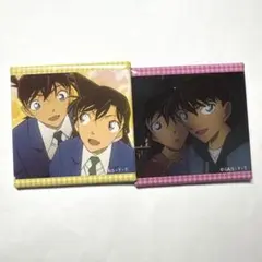 名探偵コナン 工藤新一 毛利蘭 メモリアル缶バッジ