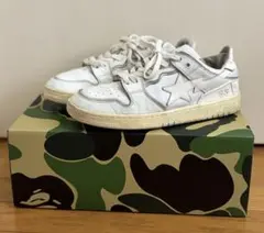 A BATHING APE BAPE STA ローカット スニーカー ホワイト