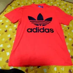 adidas 赤 Tシャツ Sサイズ