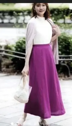 お値下げ❣️GU ジーユー❤︎ リネンブレンドロングスカート✴︎ Sサイズ