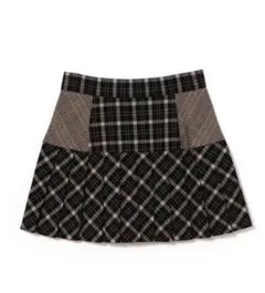 Coco check pleats skirt S - メルカリ