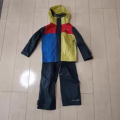 Columbia マルチカラー レインスーツ(上下セット)