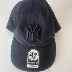 【47brand】ブラック ニューヨーク・ヤンキースキャップ