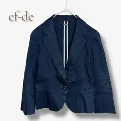 エフデ テーラード ジャケット ネイビー 通勤 きれいめ 上品 フォーマル