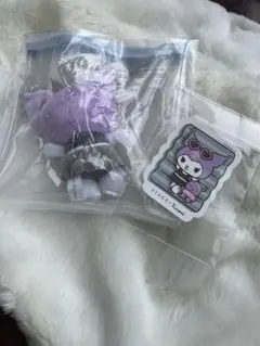 【☆新品・未開封】VIAGE × Kuromi ぬいぐるみ ステッカー セット