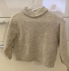 タートルニットセーター　ZARA ベージュ　98