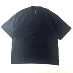 Hanes for BIOTOP ヘインズ モックネックTシャツ 半袖 Ｌ 黒のサムネイル