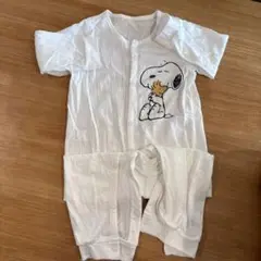 H&M スヌーピーカバーオール2点セット