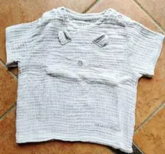 ジェラートピケ　ネズミ パジャマ　セットアップ