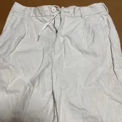 コーデュロイパンツ ホワイト カジュアル