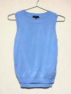 【美品】COMME CA ISM　ライトブルー　ノースリーブのサムネイル