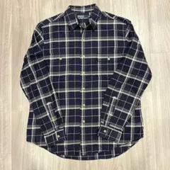 90s ラルフローレン 長袖 シャツ フランネル ralph lauren