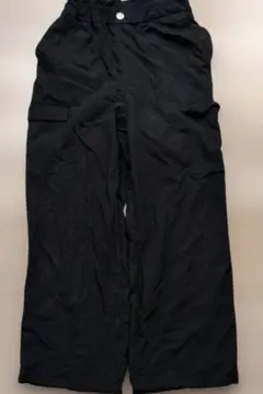 グローバルワークDRYドロストカーゴパンツ140cm 黒のサムネイル